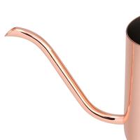 Mini brassage 250ml 350ml 600ml poignée en acier inoxydable bec de thé cafetière goutte à goutte sur col de cygne bouilloire à café