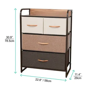 Customized household chest of drawers sturdy dresser drawer organizer bedroom black dresser