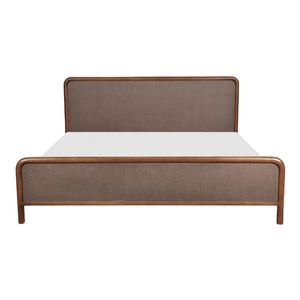Cama Moderna de Estilo Medieval Simple de Madera Maciza para Dormitorio, Se Puede Personalizar en Grandes Cantidades - Product Image 1