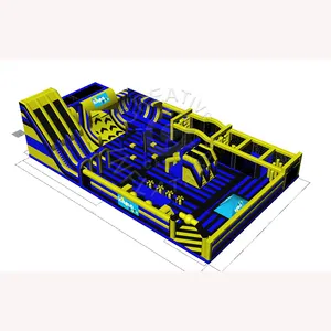Надувной парк прыжков большой надувной тематический парк гигантская надувная полоса препятствий