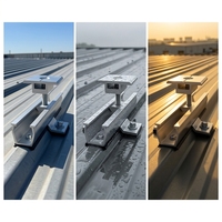 UISOLAR Prix usine Mini rail de montage PV en aluminium, structure de support courte pour toiture solaire