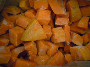 Dés, cubes, tranches et morceaux de courge beurre congelés à haute teneur en Brix, idéaux pour la garniture de tartes - Product Image 5