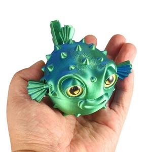 Özelleştirilebilir Kendin Yap Montajlı Su Geçirmez Plastik Balık Figürü Sevimli Yüzen Su Hayvanı 3D Baskılı Oyuncak - Product Image 2