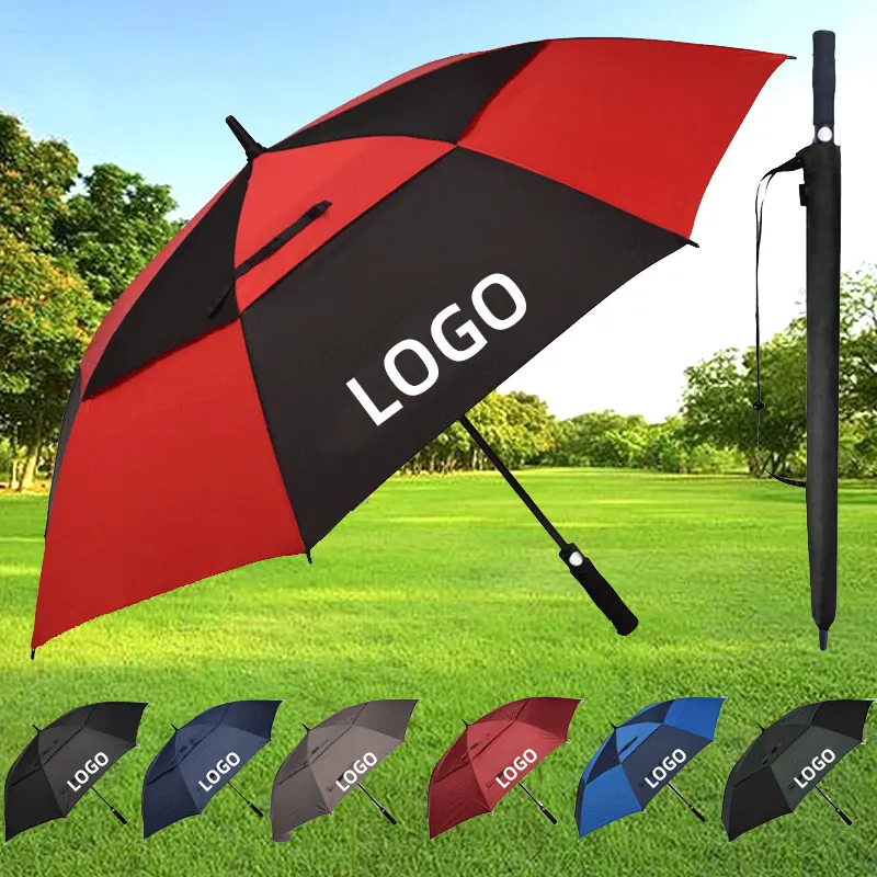 Payung parapluies guarda chuva paraguas sombrillas regenschirm 비 우산 로고 인쇄 야외 골프 우산