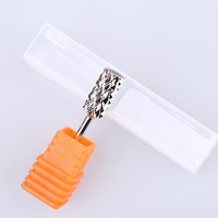 Broca de barril grande de 2,35mm, brocas de carburo de plata para uñas, bandas de lijado para taladro eléctrico de uñas 3XC Triple grueso