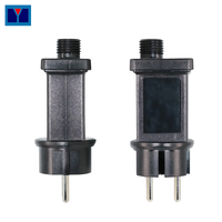 Lumières LED pour arbre de Noël étanches IP44 3V-24V DC 3-8W, adaptateur secteur, lumières de fontaine à brancher, décorations, adaptateur étanche à la pluie