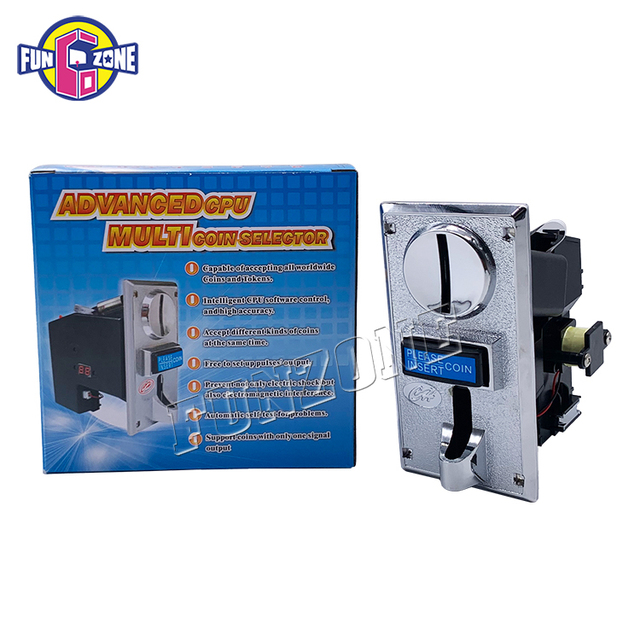 Guangzhou Funzone Multi Coin Acceptor CH-926 Coin Selector Vending Machines Arcade Part Coin Validator Token Acceptor