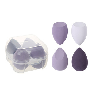 Ensemble de houppettes à poudre, houppette à poudre coussin d'air, houppette de maquillage en forme d'œuf, houppette de maquillage en forme de gourde, houppette en forme de goutte d'eau à biseau - Product Image 4