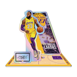 Figurine de star de la <span class=keywords><strong>NBA</strong></span> en acrylique grand format à effet laser arc-en-ciel, impression haute définition double couche, pour bureau - Product Image 5