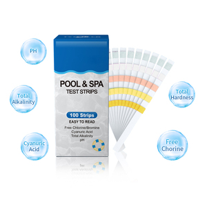 Bandelettes de test de <span class=keywords><strong>chlore</strong></span> et de <span class=keywords><strong>pH</strong></span> pour piscine 5 en 1 - Product Image 2