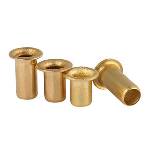 Roseta personalizada pop, <span class=keywords><strong>remache</strong></span> tubular de latón de 40mm <span class=keywords><strong>din</strong></span> <span class=keywords><strong>660</strong></span> m16, de hierro forjado, cobre, color anodizado, para sillas plegables - Product Image 1