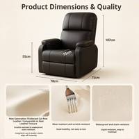 Fauteuil inclinable manuel monoplace de salon fonctionnel avec poignée de traction – Vente en gros