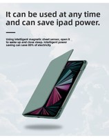 Casing pelindung berputar akrilik, untuk Samsung Galaxy Tab S7 +/S7FE/S8 +/12.4 untuk Keyboard Bluetooth dengan PU