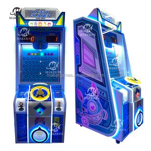 MAKER Kids Catch the Ball Game Get Capsule Toys Metal Coin Operated Arcade Bill Acceptor Happy <span class=keywords><strong>Planet</strong></span> Kids Shooting Game Machine - Product Image 2