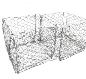 גדר בטיחות מגולוונת משושה ארוגה, עמידה וידידותית לסביבה, רשת הגנה בגובה 6 רגל לכלובי אבן, מוצר מבוקש. - Product Image 3