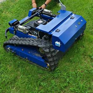Hot Top tự động thương mại Máy cắt cỏ <span class=keywords><strong>Robot</strong></span> thiết kế đơn giản 4-đột quỵ công nghiệp nhỏ Crawler Điều khiển từ xa trang trại cỏ lưỡi - Product Image 6
