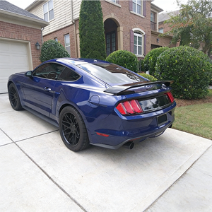 Accessoires automobiles : Aileron arrière style R en ABS imitation fibre de carbone pour Ford Mustang 2015 2016 2017 - Product Image 4