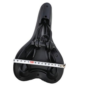 Sillín de Bicicleta de Cuero Negro, Cómodo y Moderno, para Bicicletas de Montaña, Unisex, para Adultos - Product Image 5
