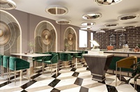 Meubles commerciaux modernes et simples, comptoir de café, meubles de Restaurant, café, Design d'intérieur
