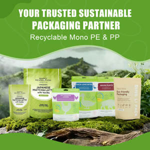 Bolsa de Papel Kraft con Cierre Zip, Reutilizable, de Grado Alimenticio, con Lámina de Aluminio, para Proteína en Polvo, Personalizable, MOQ Bajo - Product Image 6