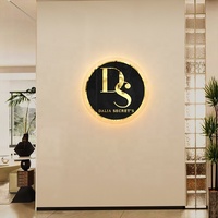Enseigne Led personnalisée néons enseignes commerciales en acrylique enseignes commerciales rétroéclairées panneaux publicitaires d'extérieur pour vente en gros