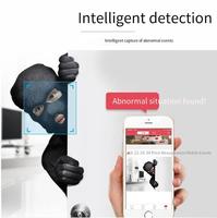 Kamera IP Keamanan Dalam Ruangan Rekaman Lama Kamera Jam Dinding Remote Control WIFI Nirkabel Penjualan Terbaik