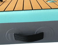 Plate-forme de quai gonflable en PVC à usage intensif pour lac et océan