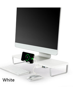 Soporte Elevador para Monitor de Escritorio con Hub USB y Patas de Aluminio para Computadora, Laptop, iMac - Product Image 1