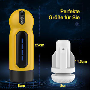 ペニス吸引刺激10段階振動伸縮男性用電気ショックオナニーカップ - Product Image 6