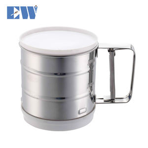 カラーコーティングされた金属小麦粉ふるいふるい、小麦粉シェーカー、シュガーアイシングシェーカー - Product Image 5