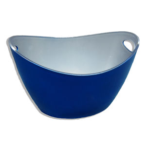 Enfriador de botellas de vino de doble Mango, personalizado, color gris, acrílico, Ganso, <span class=keywords><strong>vodka</strong></span>, cubos de hielo para KTV - Product Image 1