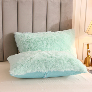 American Style Nature Organic Shaggy <strong>Fluffy</strong> <strong>Duvet</strong> Cover Set with Zipper Closure - Product Image 3