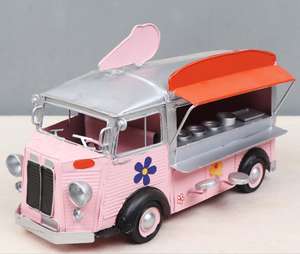 Modèle de bus Tour sur mesure, vente en gros, jouet moulé sous pression, échelle de bus de <span class=keywords><strong>voyage</strong></span>, modèle souvenir, cadeau, camion de crème glacée - Product Image 1