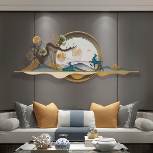 Nuovo Ornamento da <span class=keywords><strong>Parete</strong></span> in Ferro Battuto Stile Art Déco per Ingresso, Corridoio, Decorazione Murale di Lusso per Interni - Product Image 2