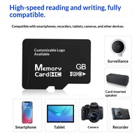 Carte mémoire TF 64 Go/128 Go/256 Go/512 Go/1 To Classe 10 U3 pour ordinateur portable, smartphone, tablette, appareil photo