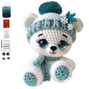Kit de Crochet para <span class=keywords><strong>Principiantes</strong></span>, Kit de Animales <span class=keywords><strong>Amigurumi</strong></span>, Tutoriales en Video <span class=keywords><strong>Paso</strong></span> <span class=keywords><strong>a</strong></span> <span class=keywords><strong>Paso</strong></span>, Crea 3 Dinosaurios de Crochet, Hilo Ecológico - Product Image 6