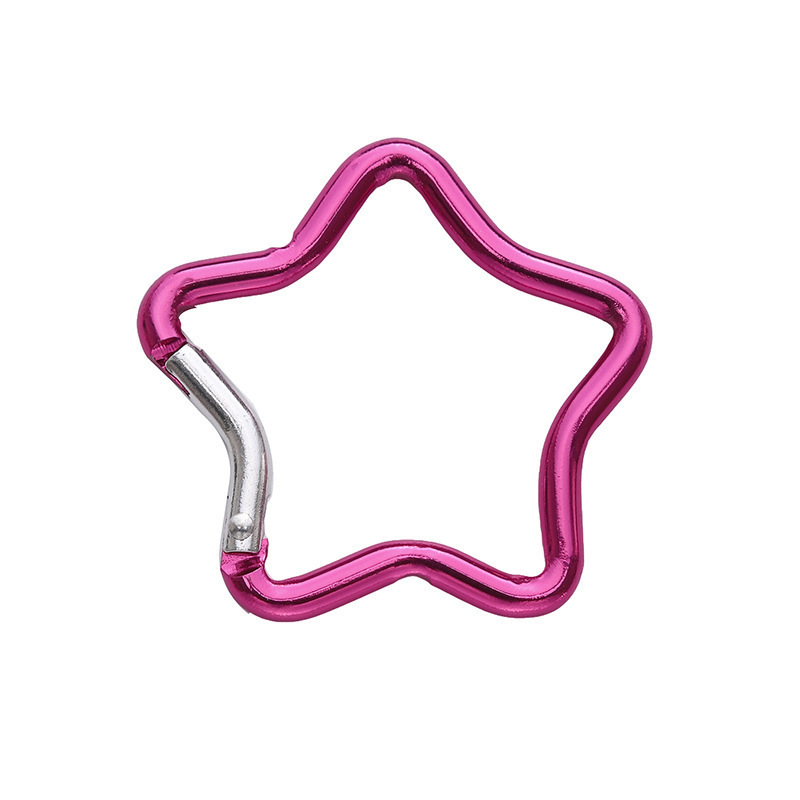 Étoile -49x48mm-rose rouge