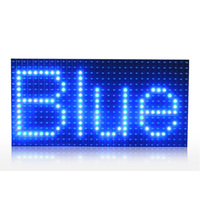 Modul LED Satu Warna P10 Merah Kuning Putih Biru Hijau Terlaris, Panel Layar LED yang Dapat Diprogram