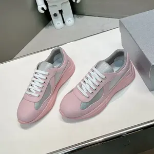 Vente en gros de baskets de sport de luxe pour hommes et de chaussures chunky pour femmes, de créateur, à lacets, avec semelle extérieure en caoutchouc et design coussin - Product Image 3