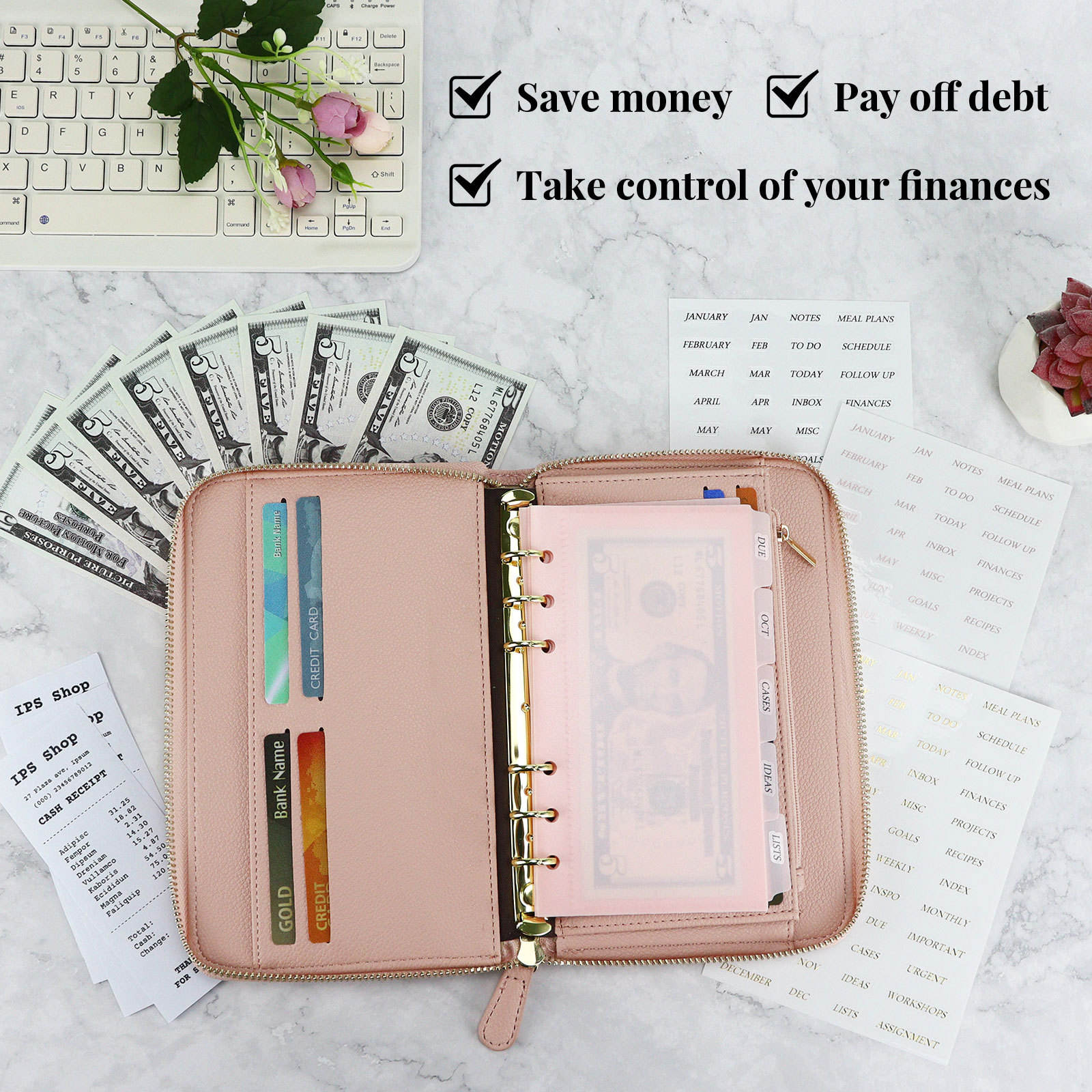 A6-pu budget bag-pink (single case)