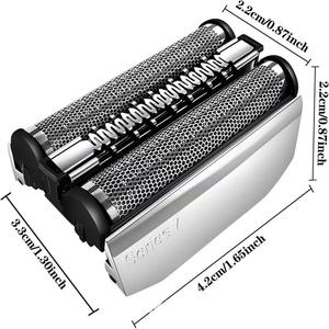 Compatible con Múltiples Modelos de Cabezales de <span class=keywords><strong>Afeitadora</strong></span> <span class=keywords><strong>Braun</strong></span> 21B/32B/92B, Incluye Malla Protectora de Cuchillas para Accesorios de <span class=keywords><strong>Afeitadora</strong></span> <span class=keywords><strong>Braun</strong></span> - Product Image 2