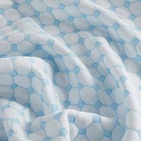 Oreiller en mousse à mémoire déchiquetée pour douleurs cervicales en tissu de bambou écologique