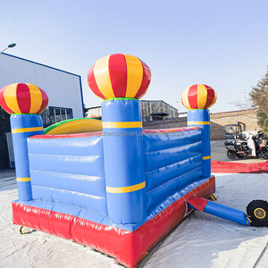 Château gonflable extérieur blanc avec souffleur 3mx3m Jouets gonflables comprenant une maison à rebond - Product Image 3