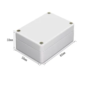 Caja de conexiones de cable eléctrico cuadrado Pcb, caja personalizada de plástico ABS para exteriores Ip65, caja de terminales de Control a prueba de agua