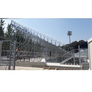Fabriqué en Italie Marque CETA Acier galvanisé à chaud Matériaux de haute qualité Installation facile Gradins de terrain de football Modulaires - Product Image 1