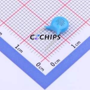 ตัวเก็บประจุแบบปลอดภัย DCF102M26Y5UQ66L7A6 แบบ Through hole (THT), ระยะขา P=7.5 มม. 1nF 20% 250V Y2 - Product Image 1