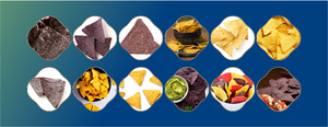 Línea de Producción de Tortillas Triangulares <span class=keywords><strong>Doritos</strong></span>, Máquina para Hacer Nachos de Maíz con Extrusora, Sistema de Fritura, Desgrasado y Saborización - Product Image 2