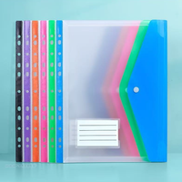 Carpeta de Archivo con Logotipo Personalizado para Documentos, Bolsa de Archivo Transparente Portátil para Guardar Exámenes de Estudiantes, Bolsa de Archivo A4