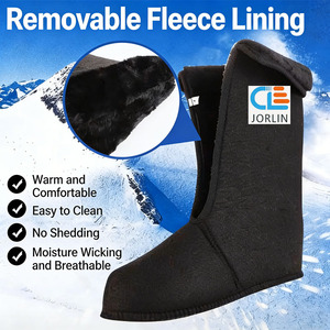 <span class=keywords><strong>Bottes</strong></span> de pêche en EVA pour hommes |   <span class=keywords><strong>Bottes</strong></span> d'hiver 100 % imperméables, chaudes, isolées, durables, légères, antidérapantes, mi-mollet, pour la pêche et les activités de plein air - Product Image 4