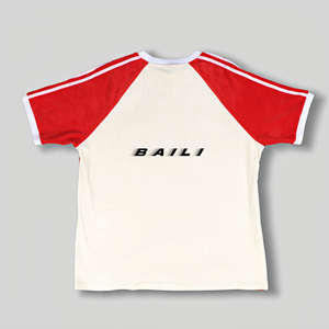 Camiseta de Algodón 100% para Hombre, con Logotipo Estampado del Fabricante, Estilo Patchwork, Talla Grande, Informal, Logotipo Personalizado para Hombre, a la Moda - Product Image 3